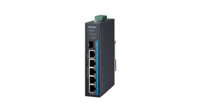 4GE PoE+1G+1G SFP，非网管型PoE工业以太网交换机，IEEE802.3af/at，24~48VDC（BE型），48~53VDC（AE型），-40~75℃